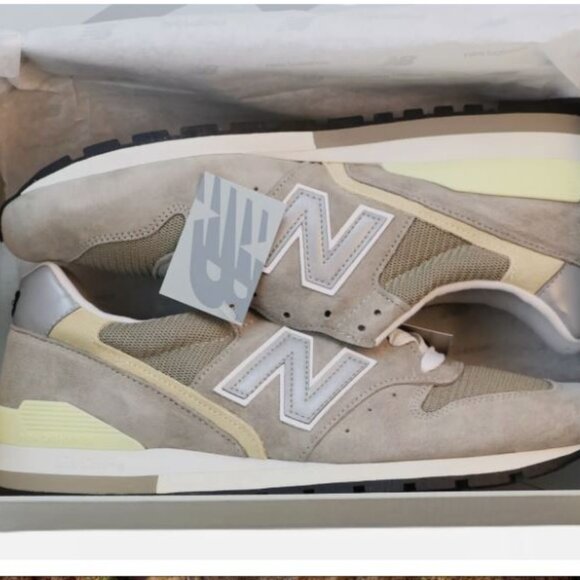 New Balance 996 Men\'s Shoes U996GR Made in USA Grey Silver Sneakers Size 11 main image 11